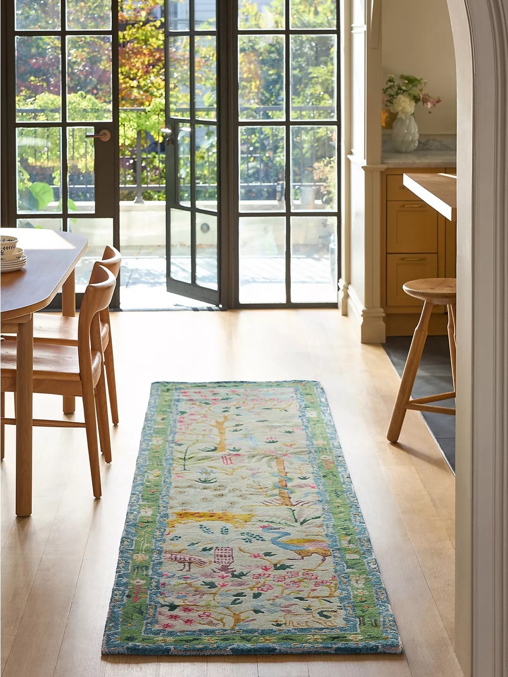 Anthropologie Tales Menagerie Hand Tufted Wool Blend Rug 3x5